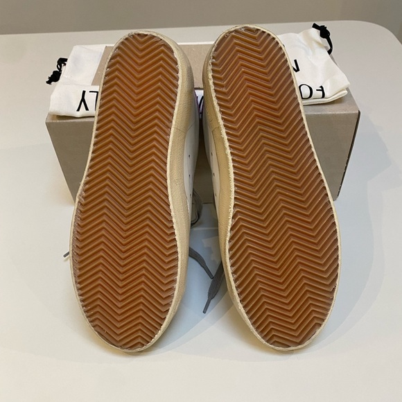 Golden Goose Superstar Sneaker White Leather/Pink Heel/Gray Star sz 38 NIB - Picture 8 of 15